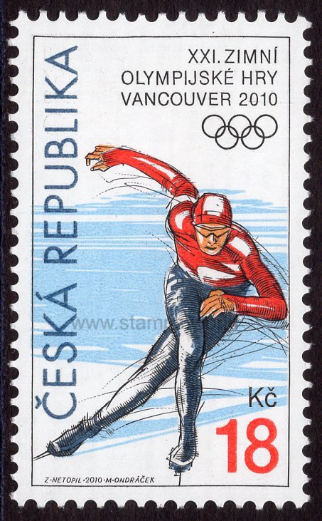 Czech Republic. 2010 Winter Olympic Games. Vancouver. MNH