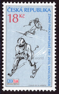 Czech Republic. 2010 Winter Paralympic Games. Vancouver. MNH