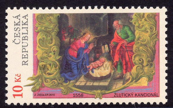 Czech Republic. 2010 Christmas. Zlutice Hymn Book. MNH