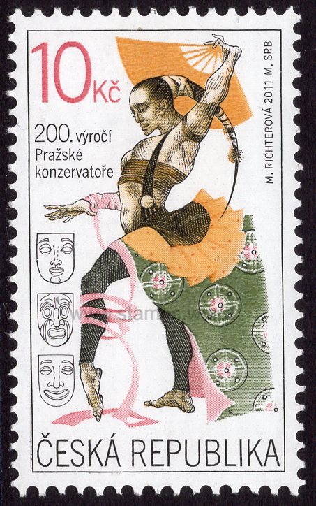 Czech Republic. 2011 200 Years of Teaching at the Prague Conservatory. MNH