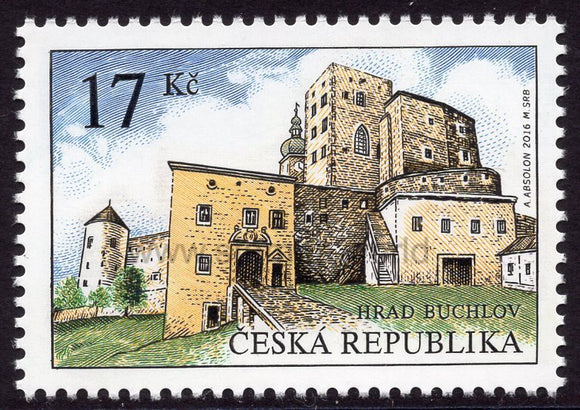 Czech Republic. 2016 Beauties. Buchlov Castle. MNH