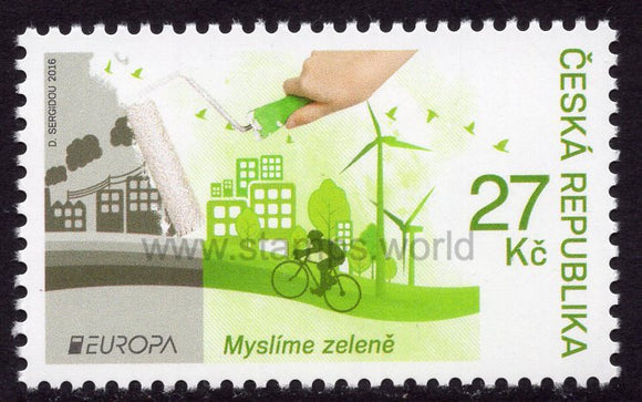 Czech Republic. 2016 Europa. Thinking Green. MNH