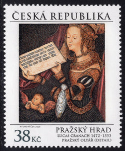 Czech Republic. 2016 Prague Castle. Lucas Cranach. MNH