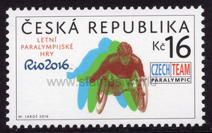 Czech Republic. 2016 Summer Paralympic Games. Rio. MNH