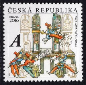 Czech Republic. 2017 Pneumatic post. MNH