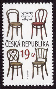 Czech Republic. 2018 Inventions. Bent furniture. MNH