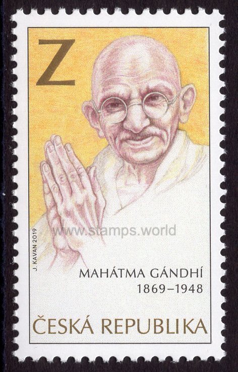 Czech Republic. 2019 Mahatma Gandhi. MNH