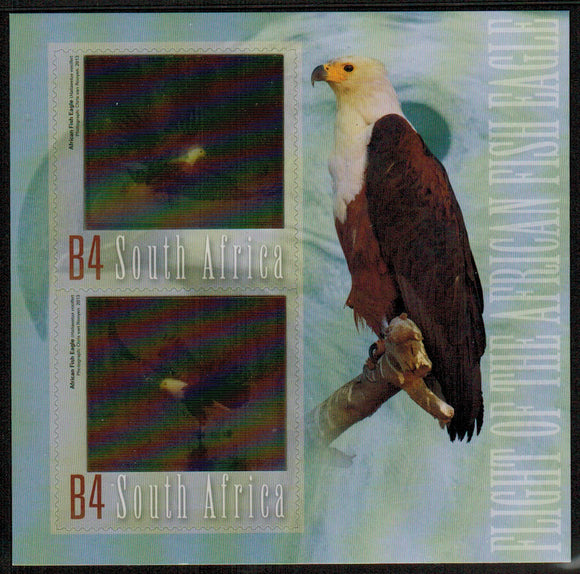 South Africa. 2013 Flight of the African Fish Eagle. 3-D stamps. MNH