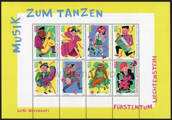 Liechtenstein. 2018 Music for dancing. MNH