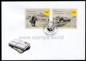 Liechtenstein. 2020 Europa. Messenger Post. FDC