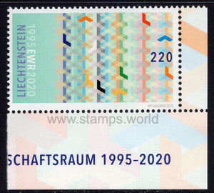 Liechtenstein. 2020 25 Years' Membership in the EEA. MNH
