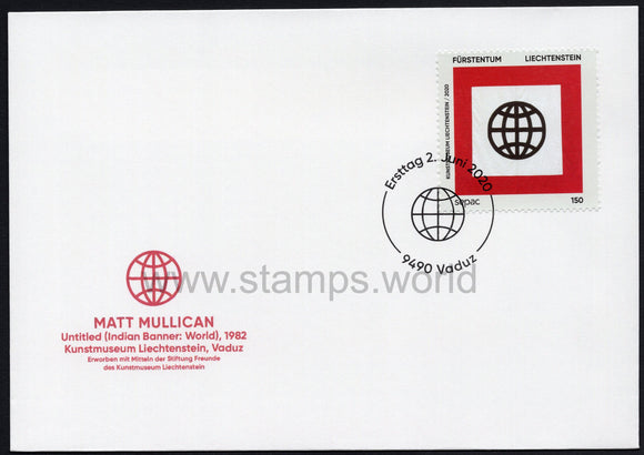 Liechtenstein. 2020 SEPAC. Art from the State Collection. FDC