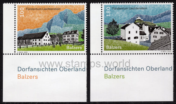 Liechtenstein. 2020 Village Views. Balzers. MNH