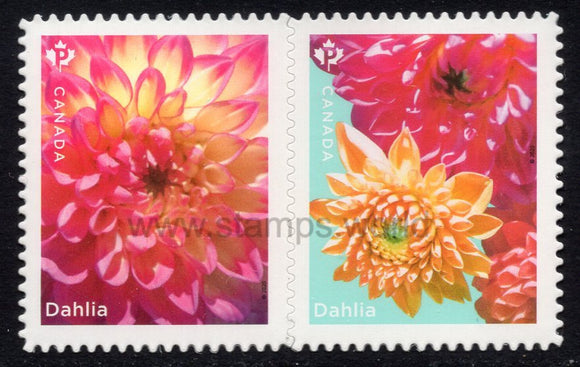 Canada. 2020 Flowers: Dahlia. MNH