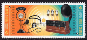 Canada. 2020 History of Radio in Canada. MNH
