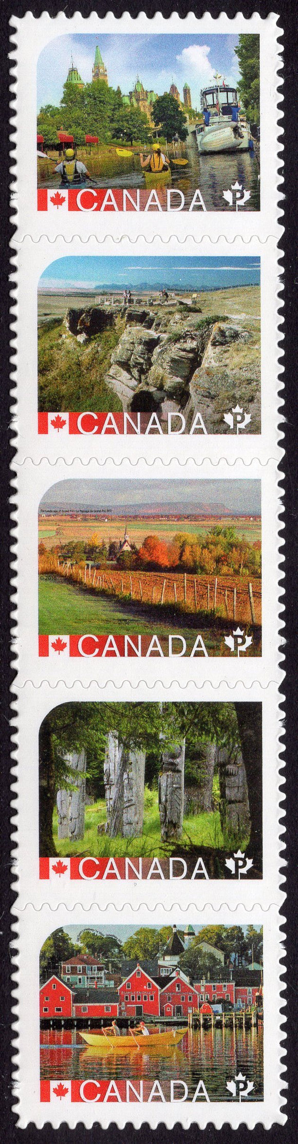 Canada. 2016 UNESCO World Heritage Sites. MNH