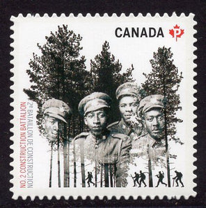 Canada. 2016 No. 2 Construction Battallion. MNH