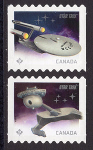 Canada. 2016 Star Trek. MNH