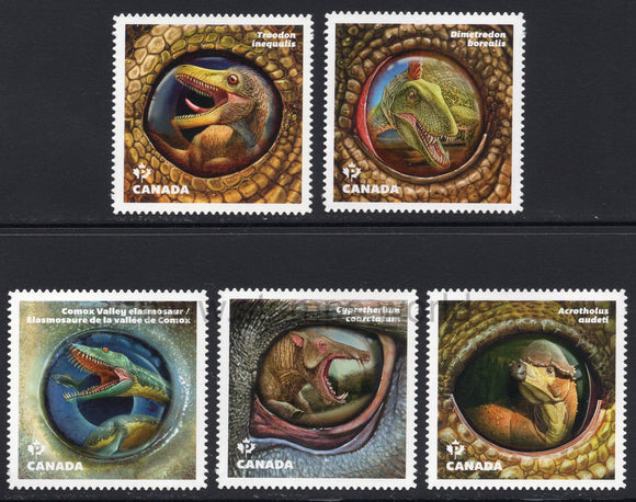 Canada. 2016 Dinos of Canada. MNH