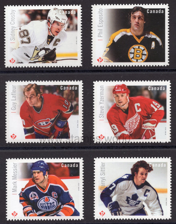Canada. 2016 NHL Great Canadian Forwards. MNH