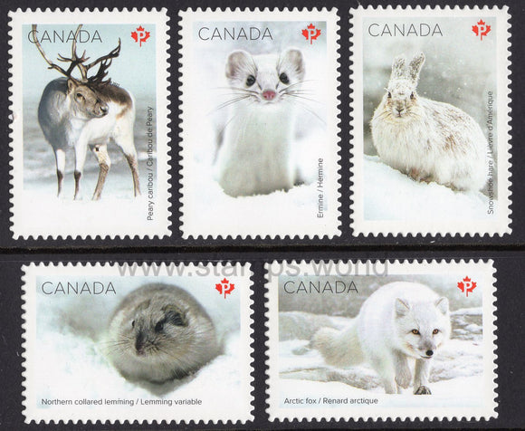 Canada. 2021 Snow Mammals. MNH