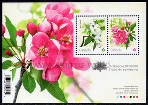 Canada. 2021 Flowers: Crabapple Blossoms. MNH