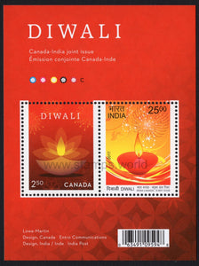 Canada. 2017 Diwali. Joint Issue with India. MNH