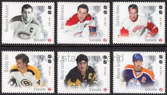 Canada. 2017 NHL Legends of Hockey. MNH