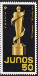 Canada. 2021 50th Anniversary of JUNO Awards. MNH