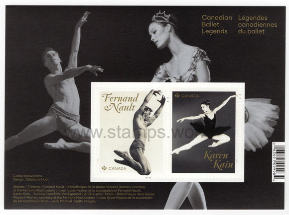 Canada. 2021 Canadian Ballet Legends. MNH