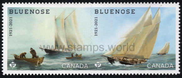 Canada. 2021 Bluenose. 1921-2021. MNH