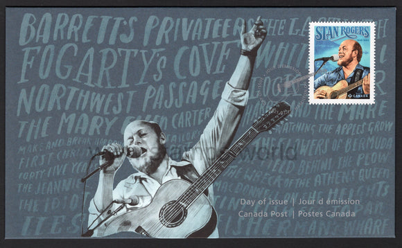 Canada. 2021 Stan Rogers. FDC