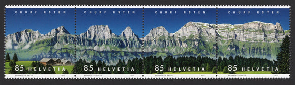 Switzerland. 2017 Churfirsten - Mountain range in the Canton of St. Gallen. MNH