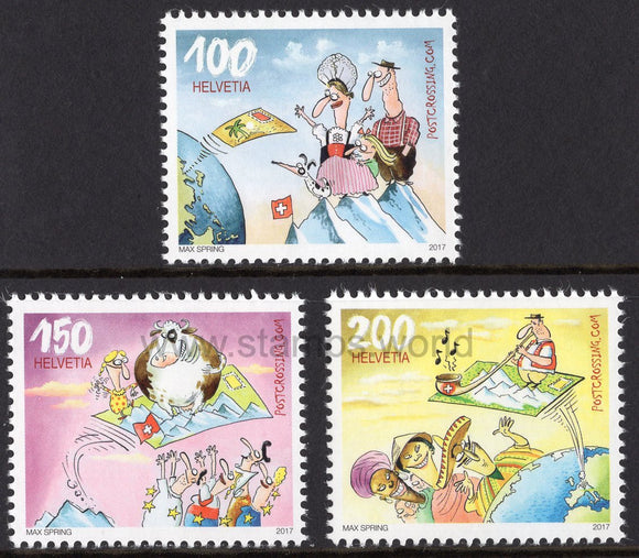 Switzerland. 2017 Postcrossing. MNH