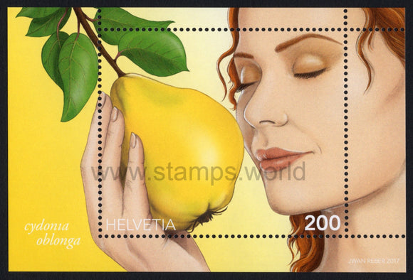 Switzerland. 2017 Quince scent. MNH