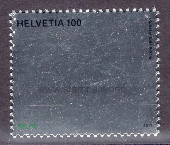 Switzerland. 2017 Letter vs. e-mail. MNH