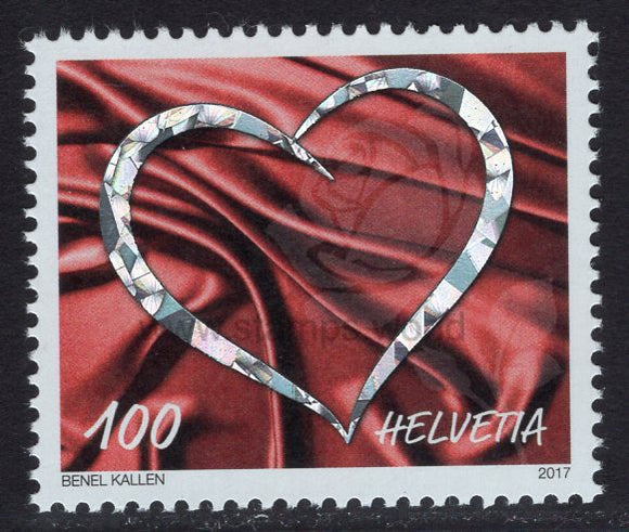 Switzerland. 2017 Love. MNH