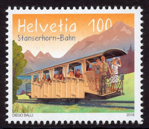 Switzerland. 2018 125 years of Stanserhorn Railway. MNH