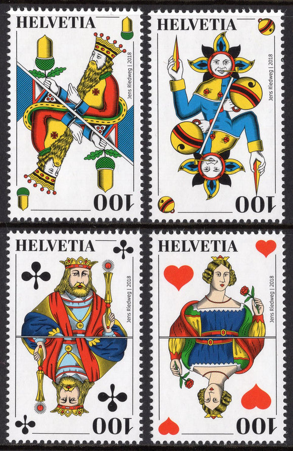Switzerland. 2018 Swiss Jass. Card game. MNH