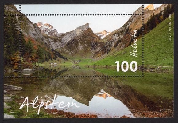 Switzerland. 2018 Typical Swiss countryside - Alpstein. MNH