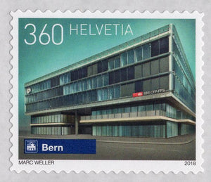 Switzerland. 2018 Swiss Railway Stations. Bern. MNH