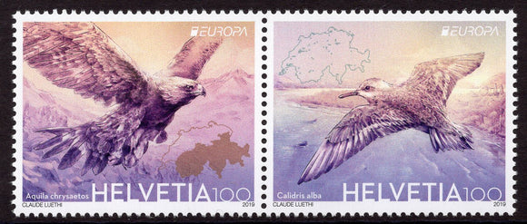 Switzerland. 2019 Europa. Birds. MNH