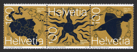 Switzerland. 2019 Winegrowers Festival. MNH