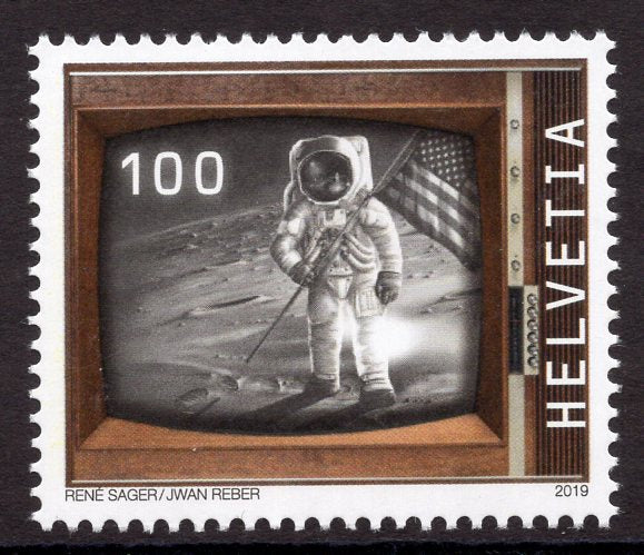 Switzerland. 2019 50 years of Moon Landing. MNH