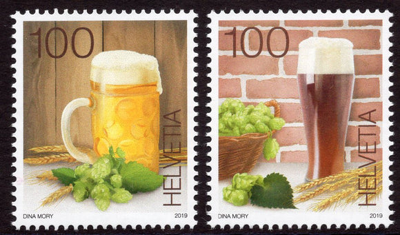 Switzerland. 2019 The Art of Brewing Beer. MNH