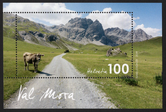 Switzerland. 2019 Typical Swiss countryside. Val Mora. MNH