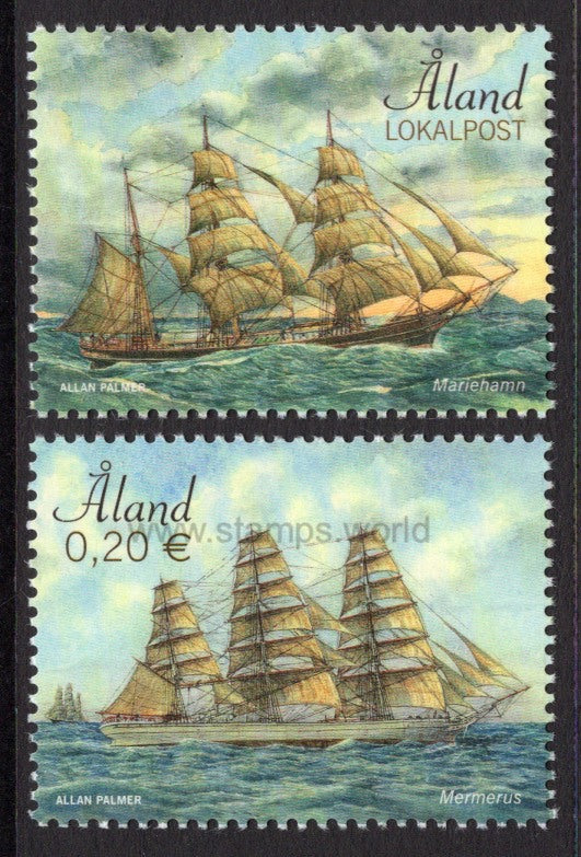 Aland. 2017 Sailing Ships. MNH