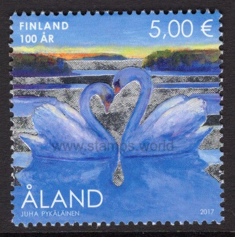 Aland. 2017 100 Years of Finland. MNH