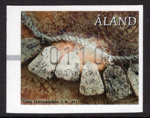 Aland. 2017 Postal Label. Beach finds, Floats. MNH
