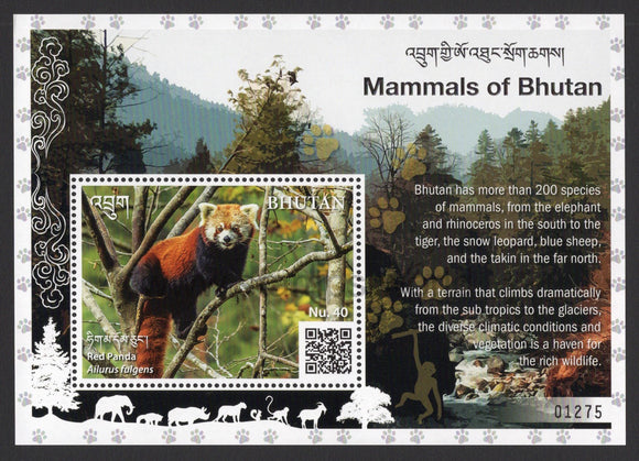 Bhutan. 2019 Mammals. MNH